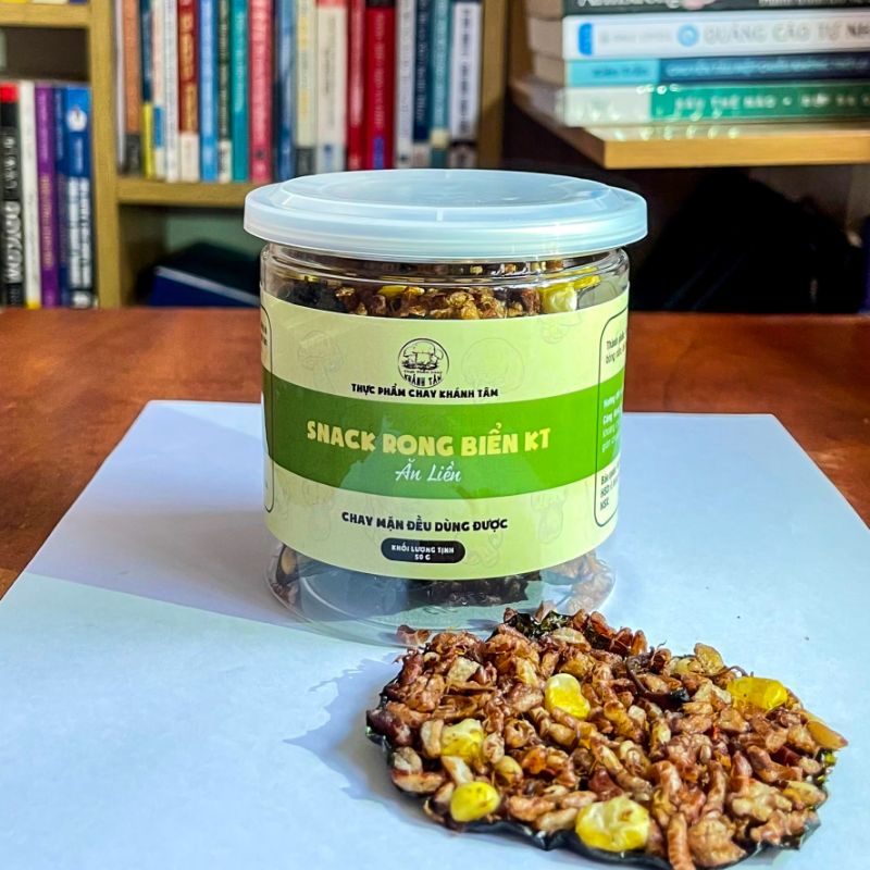 Snack rong biển hũ 50gr - Chay Khánh Tâm